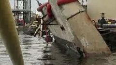 Le mole 9 s'effondre