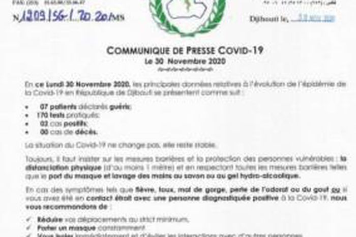 Ministere de la Santé de Djibouti