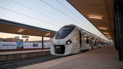 Le TER à la gare de Dakar, le 15 janvier 2019