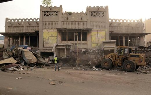 Sandaga, one of Dakar's main trading centres, drew people from around the West African region