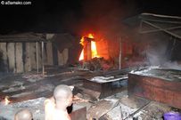 Incendie au marché Arafat de Rufisque : 15 cantines consumées