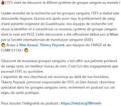 Gwada négatif : un nouveau groupe sanguin ultra-rare découvert