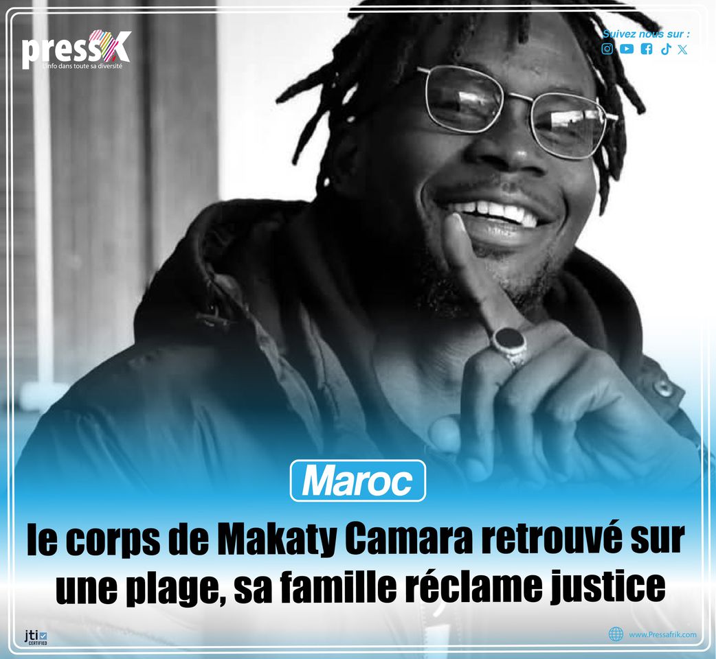 Makaty Camara disparu au Maroc retrouvé mort sur une plage