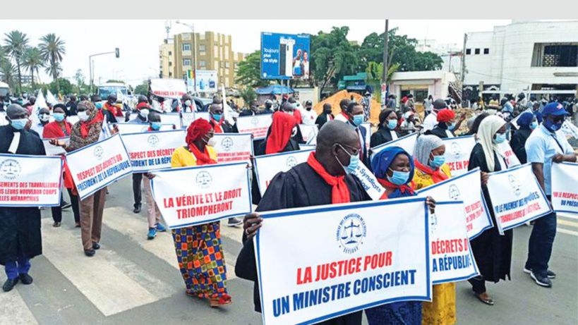 L’Entente SYTJUST-UNTJ décrète encore 72h de grève