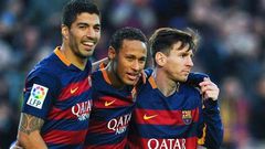 Messi Neymar and Suarez formed one of the greatest attacking tridents of all time nicknamed the MSN in Barcelona