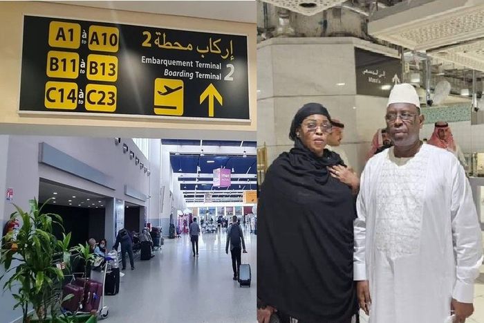 Macky et son épouse à Marrakech