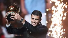 Rodri a remporté le Ballon d’or pour la première fois de sa carrière, au Théâtre du Châtelet, à Paris, le 28 octobre 2024