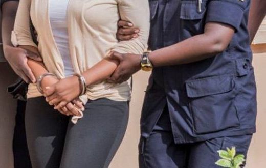 arrestation femme