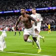 Vinicius celebrates hat-trick against Dortmund