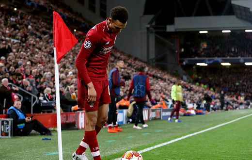 Liverpool's Trent Alexander-Arnold.Rich Linley/CameraSport via Getty Images