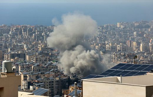 Israel has stepped up a campaign against Hezbollah in Lebanon with a series of air attacks in Beirut.AFP via Getty Images