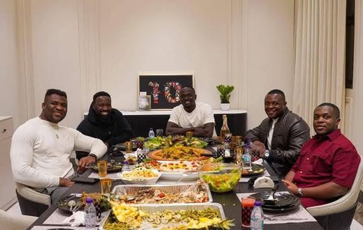 Francis Ngannou chez Sadio Mané en Arabie Saoudite