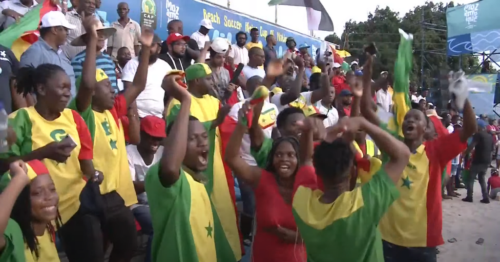 Le Sénégal a battu le Mozambique 3-2 en demi-finale de la CAN de Beach Soccer, le 26 octobre 2022