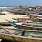 Pirogues are traditional wooden boats with a flat bottom which are often used for travelling through mangroves or between islets in delta areas