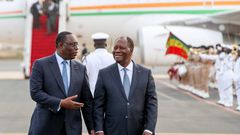 Le président Macky Sall s'est déplacé à Abidjan en décembre 2020 lors de l'investiture pour un troisième mandat de son homologue ivoirien Alassane Ouattara