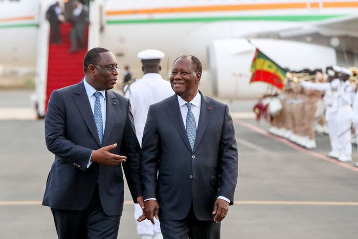 Le président Macky Sall s'est déplacé à Abidjan en décembre 2020 lors de l'investiture pour un troisième mandat de son homologue ivoirien Alassane Ouattara