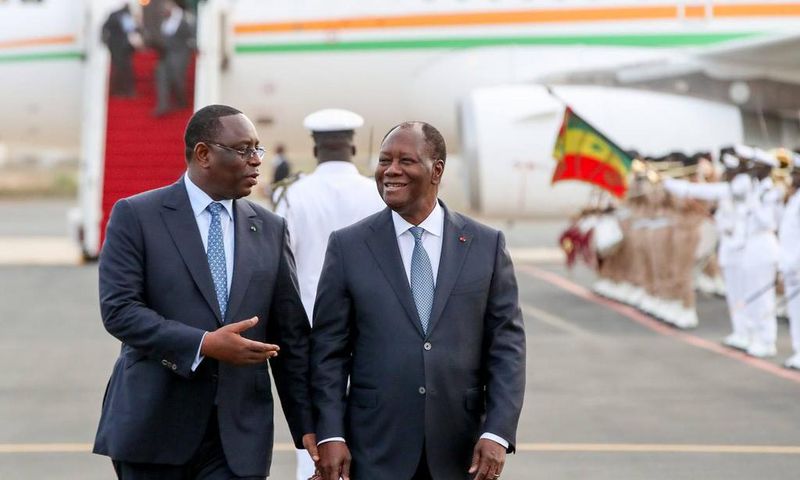 Le président Macky Sall s'est déplacé à Abidjan en décembre 2020 lors de l'investiture pour un troisième mandat de son homologue ivoirien Alassane Ouattara