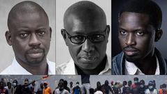 Boubacar Boris Diop, Felwine Sarr et Mohamed Mbougar Sarr / Crédit Canalactu