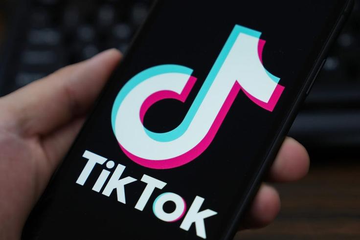 The TikTok logo displayed on the screen of a smartphone.Getty Images