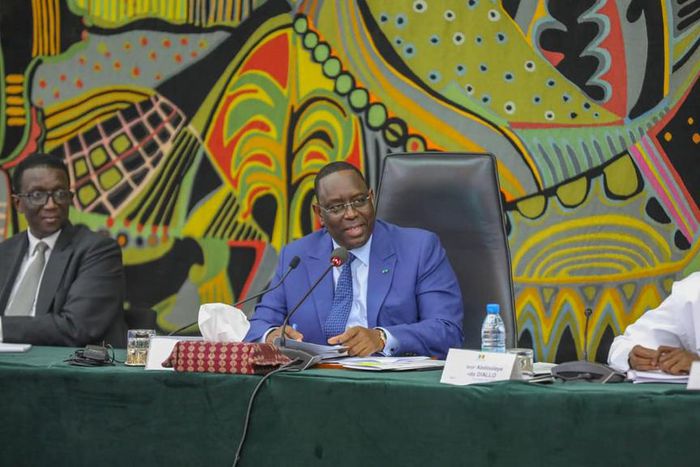Macky Sall (Centre) Amadou Bâ ( Gauche) et Abdoulaye Daouda Diallo ( Droite)