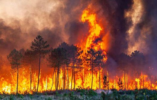 Incendie en Gironde