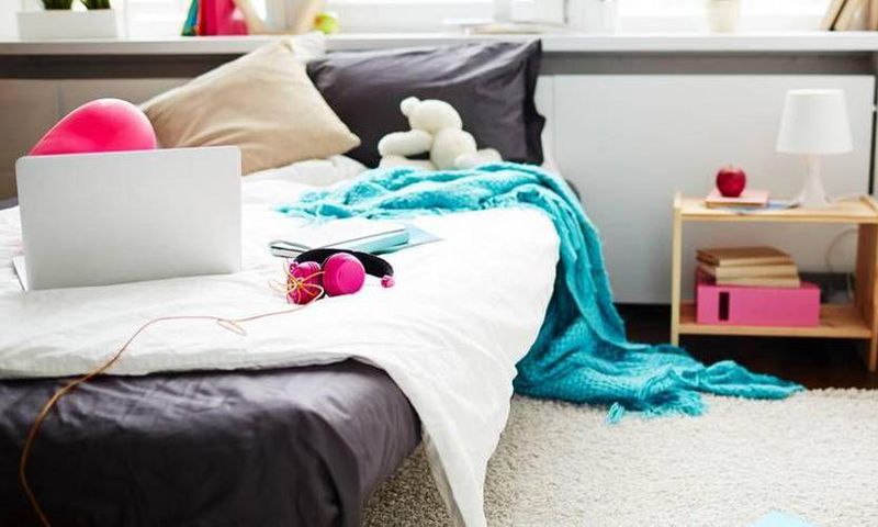 Chambre en désordre