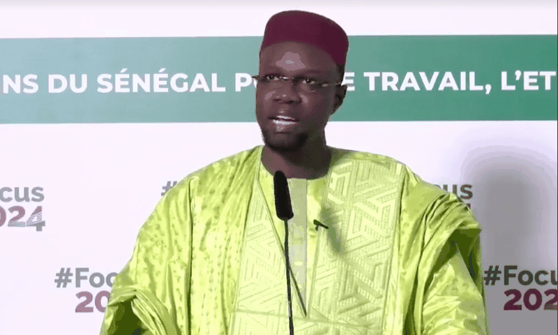 Ousmane Sonko au siège Keur Maodo