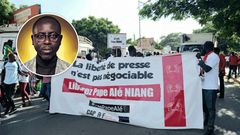 Manifestation-de-la-Presse-au-Senegal-pour-la-libération-du-journaliste-Pape-Alé-Niang | Pulse