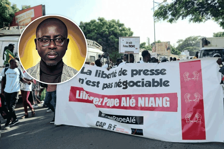 Manifestation-de-la-Presse-au-Senegal-pour-la-libération-du-journaliste-Pape-Alé-Niang | Pulse