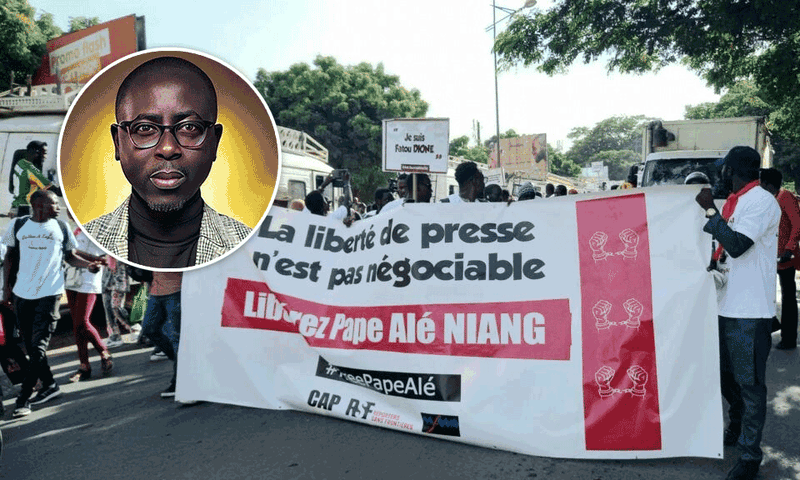 Manifestation-de-la-Presse-au-Senegal-pour-la-libération-du-journaliste-Pape-Alé-Niang | Pulse