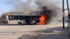 bus incendié