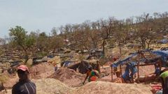 Site d'orpaillage à Kedougou