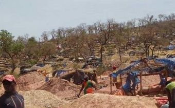 Site d'orpaillage à Kedougou