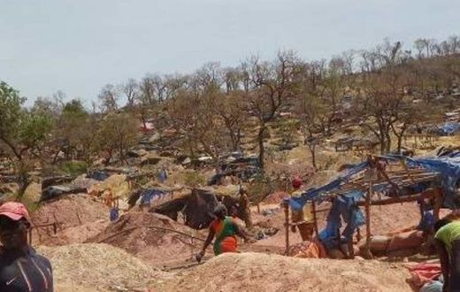Site d'orpaillage à Kedougou