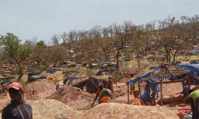 Site d'orpaillage à Kedougou