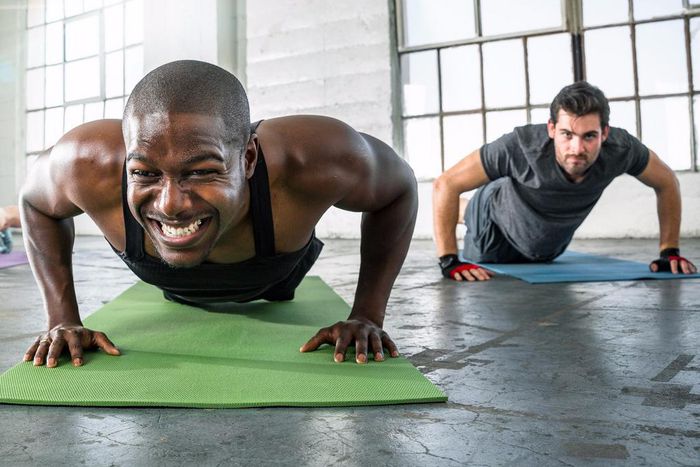 Push-ups are still one of the best moves for toning from the waist up.