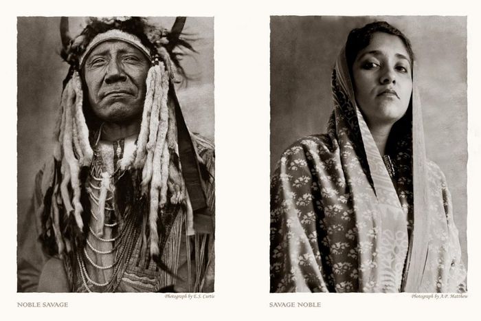 Indienne d'Amérique et Indienne d'Inde