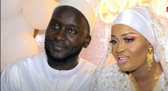 Oustaz Modou Fall et son épouse.