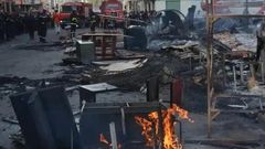 Dakar, le marché salle de vente ravagé par un incendie, mars 2022 (3)