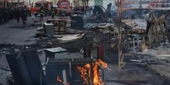 Dakar, le marché salle de vente ravagé par un incendie, mars 2022 (3)