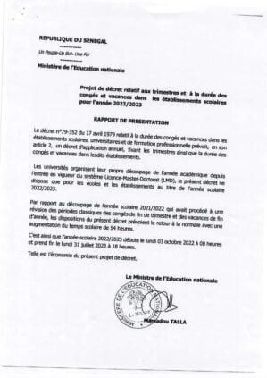 Rentrée scolaire