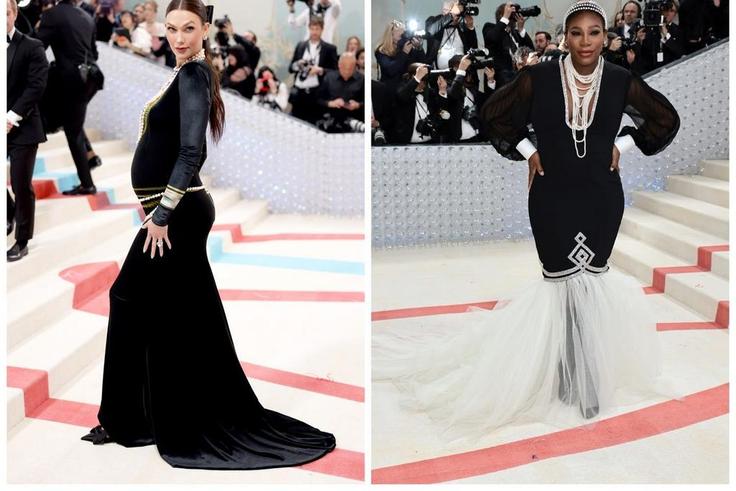 Karlie Kloss and Serena Williams both announced their second pregnancies at the 2023 Met Gala.John Shearer/WireImage/Jamie McCarthy/Getty Images