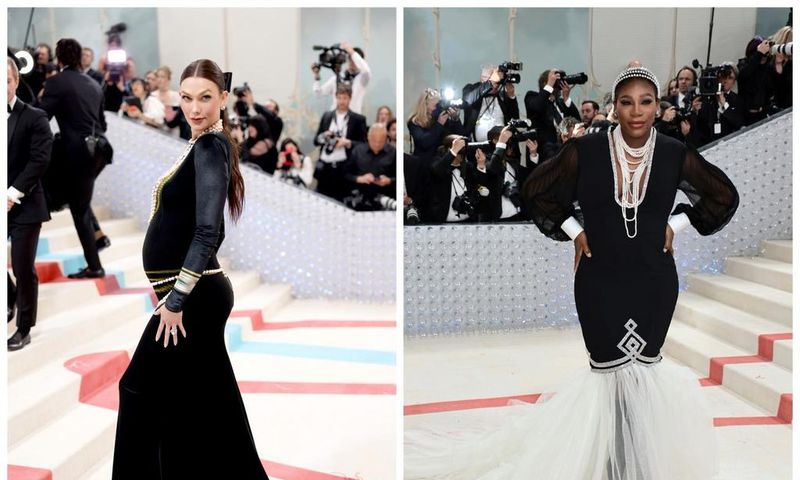 Karlie Kloss and Serena Williams both announced their second pregnancies at the 2023 Met Gala.John Shearer/WireImage/Jamie McCarthy/Getty Images