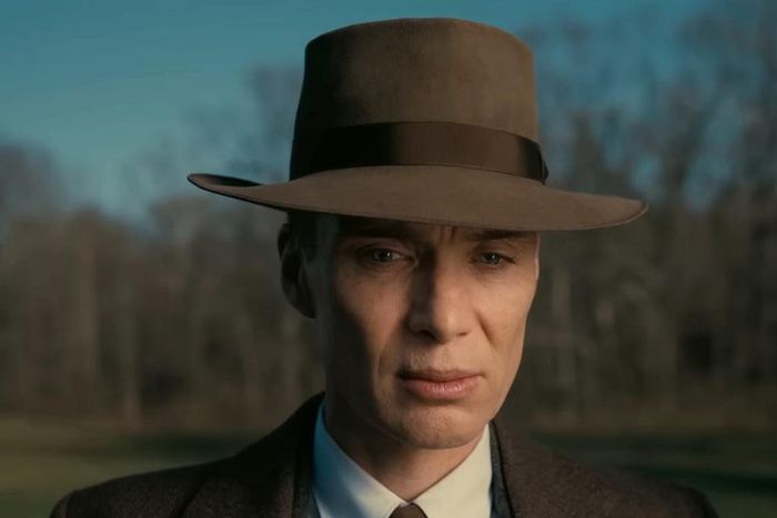 Cillian Murphy as J. Robert Oppenheimer in "Oppenheimer."Universal Pictures