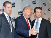Eric Trump (L) Donald Trump (center) and Donald Trump, Jr. (R)Slaven Vlasic/Getty Images