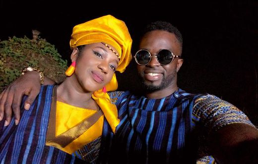Les époux Mya et No face forment le duo d'artistes connu sous le nom 'Les Maabo'