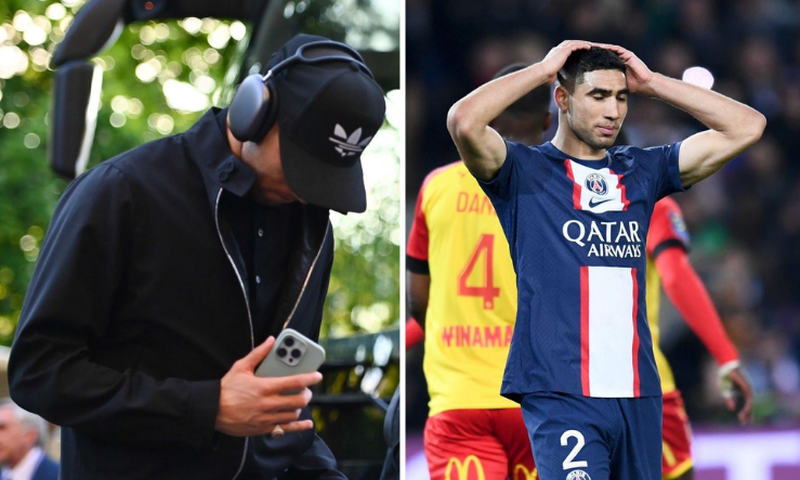 Achraf Hakimi makes first public appearance amid rumours about his wealth transfer