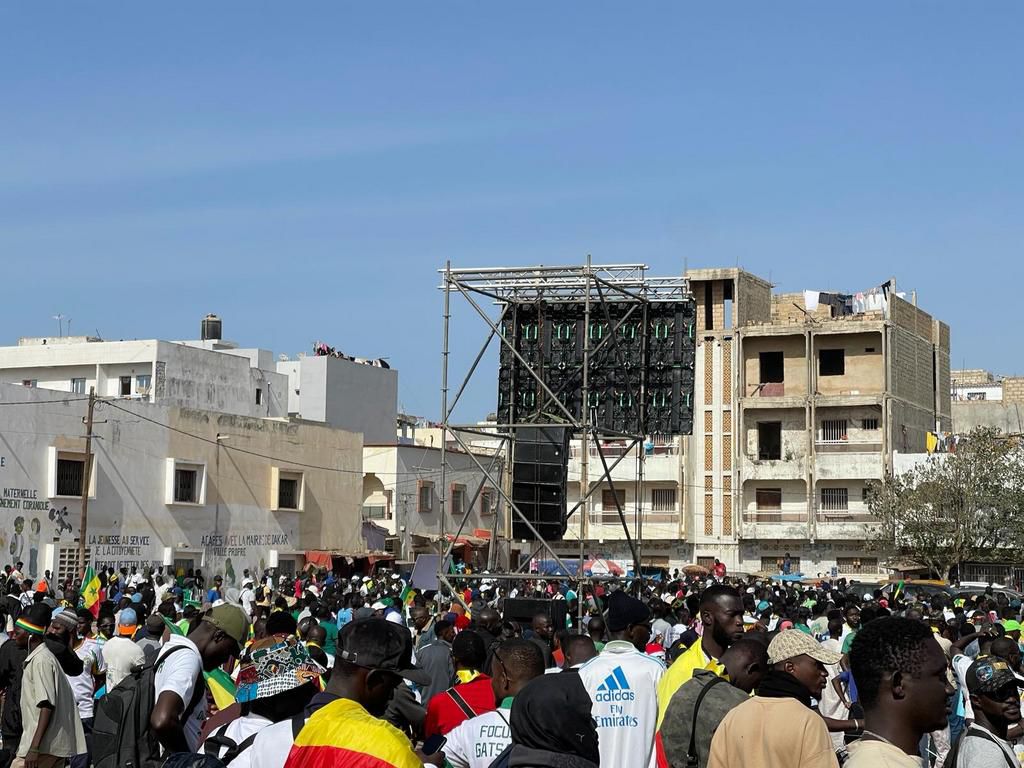 Meeting de la coalition Diomaye Président