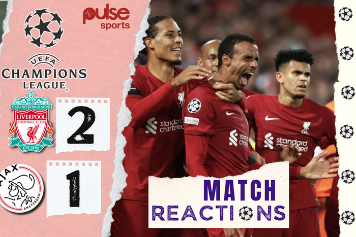 Social media reactions as Liverpool overcome Ajax scare in UCL