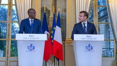 Macron et Jovenel Moise